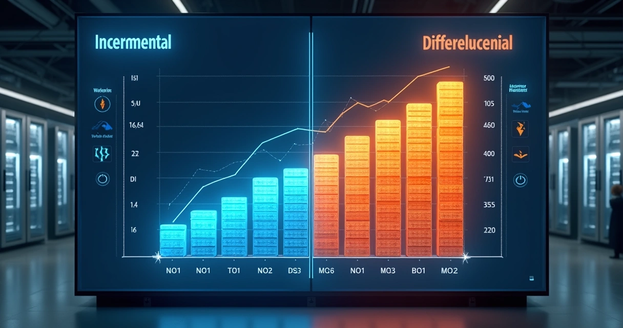 Backup incremental versus diferencial: o que muda na prática?