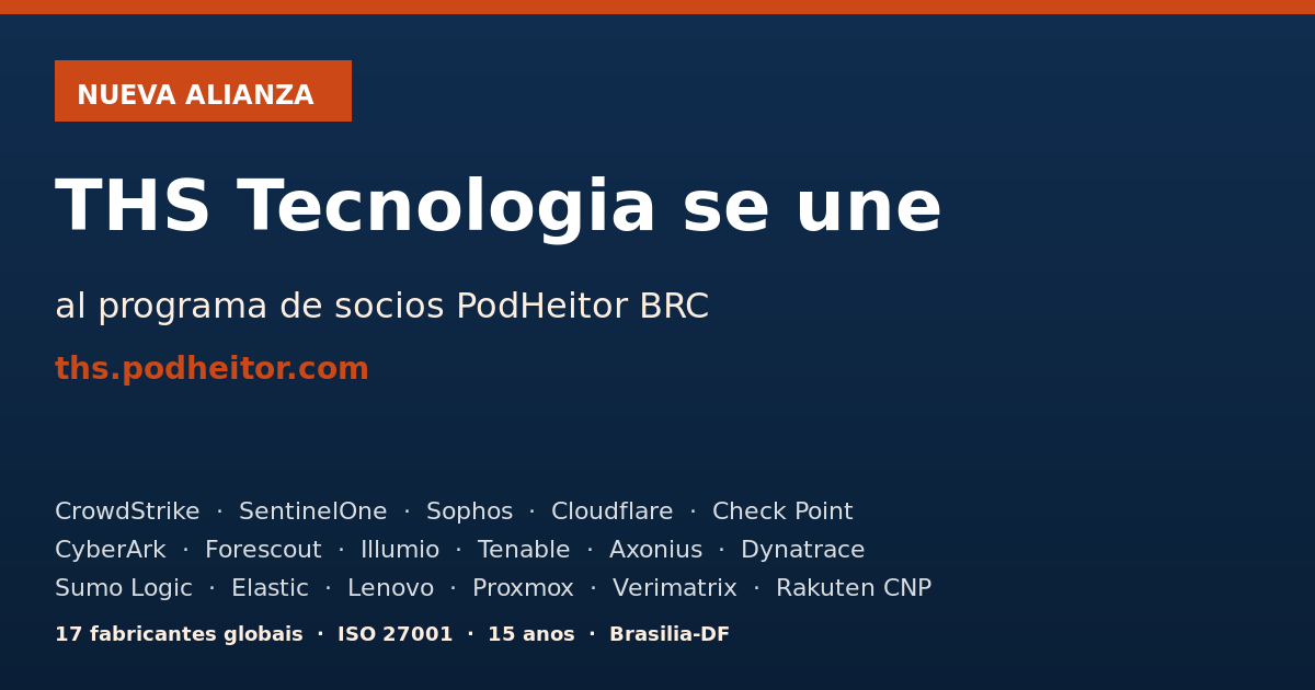 THS Tecnologia se une al programa de socios PodHeitor BRC
