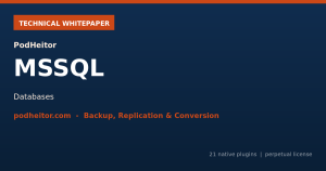 Whitepaper técnico — PodHeitor MSSQL para Bacula