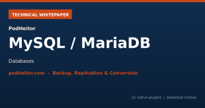 Whitepaper técnico — PodHeitor MySQL / MariaDB para Bacula