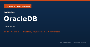 Whitepaper técnico — PodHeitor OracleDB para Bacula