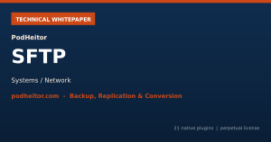 Whitepaper técnico — PodHeitor SFTP para Bacula