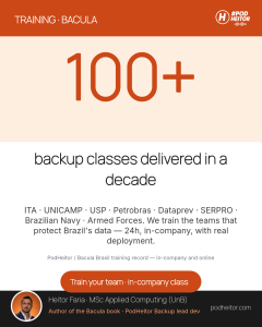 ITA, Unicamp, Petrobras and the Armed Forces already trained backup with us